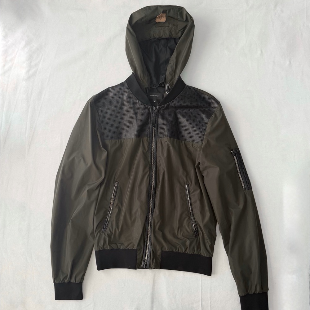 Mackage Men’s Dark Olive Windbreaker Jacket Size US M